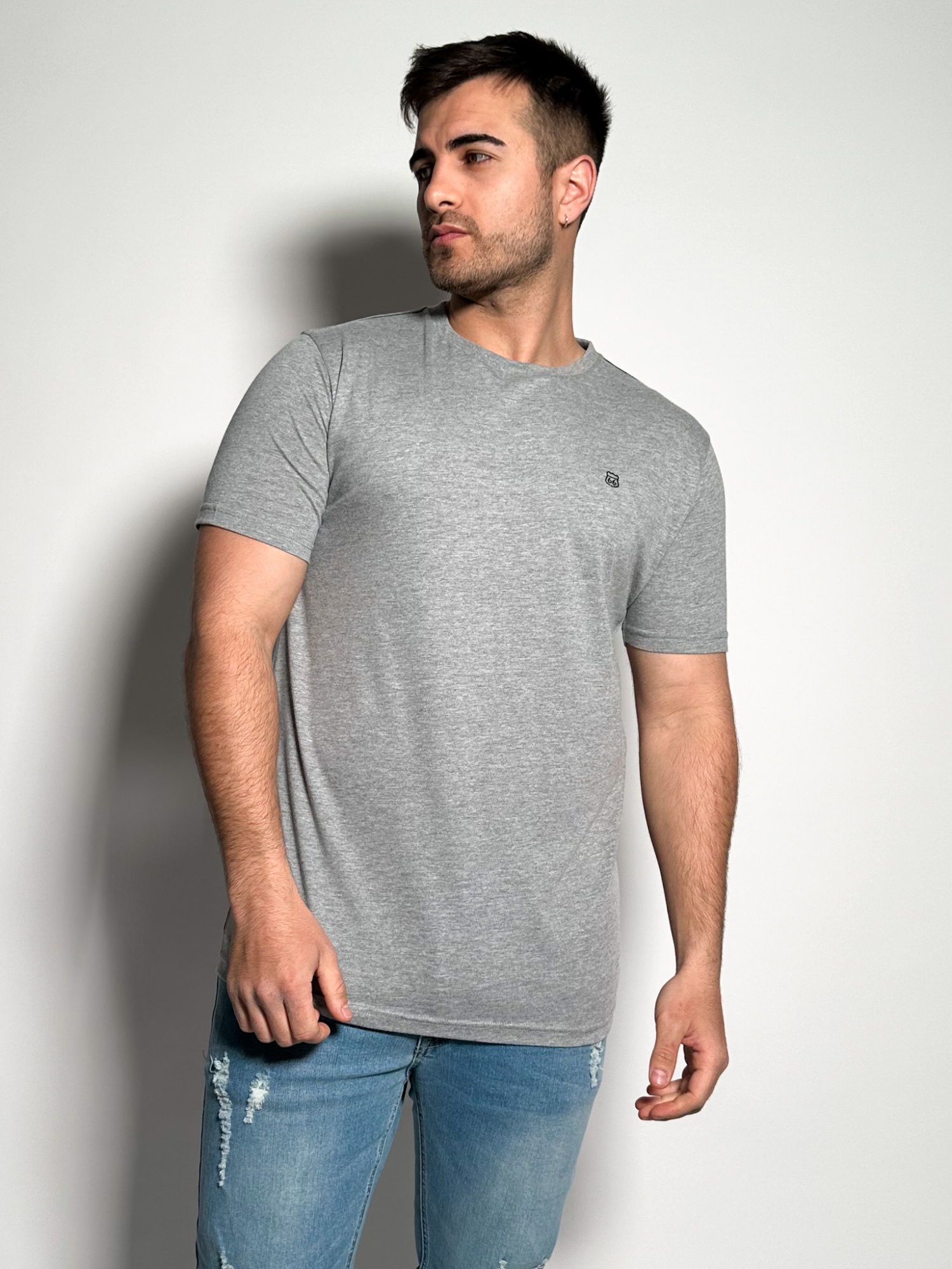 Remera lisa manga corta Timo