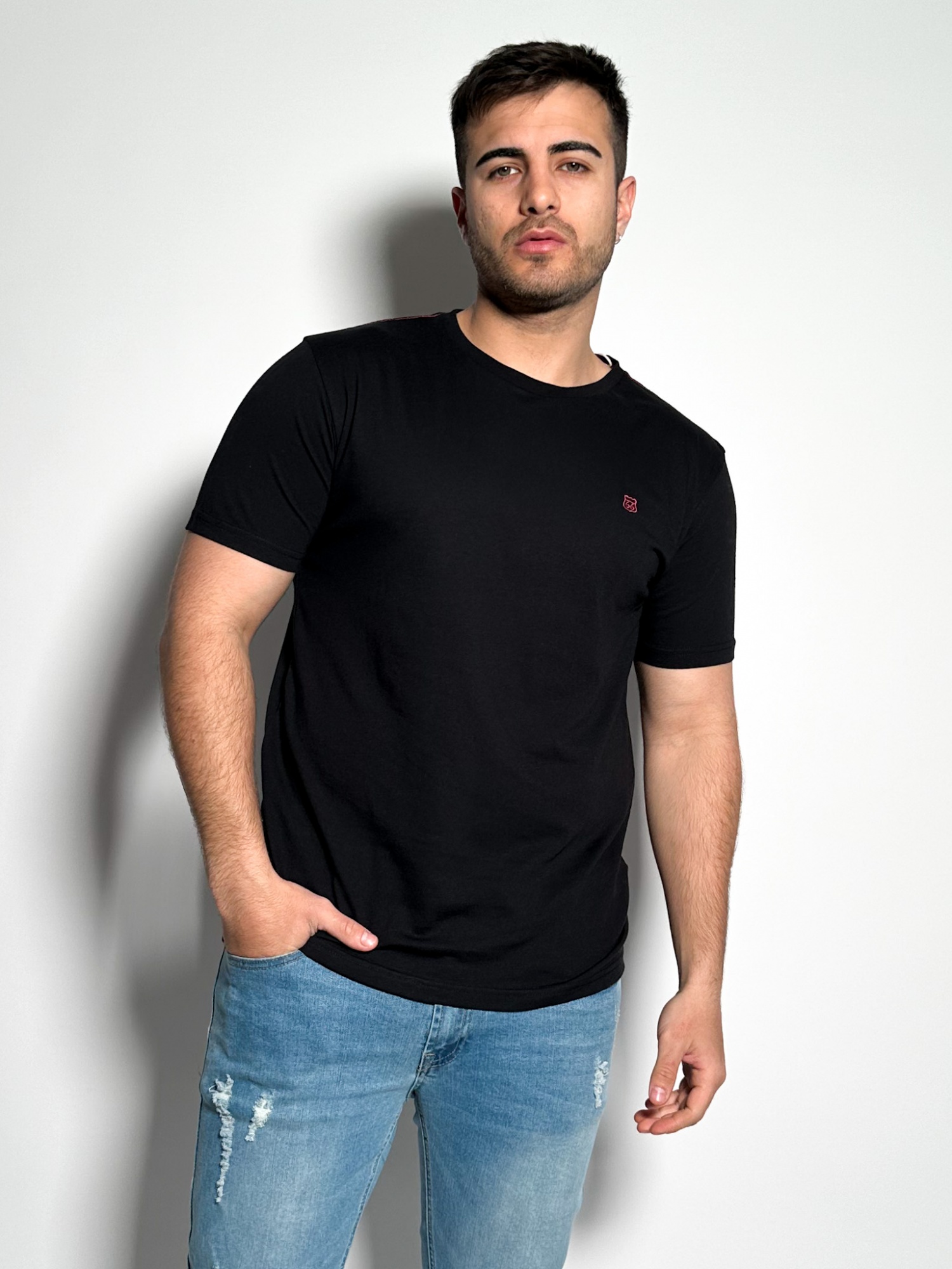 Remera lisa manga corta Timo