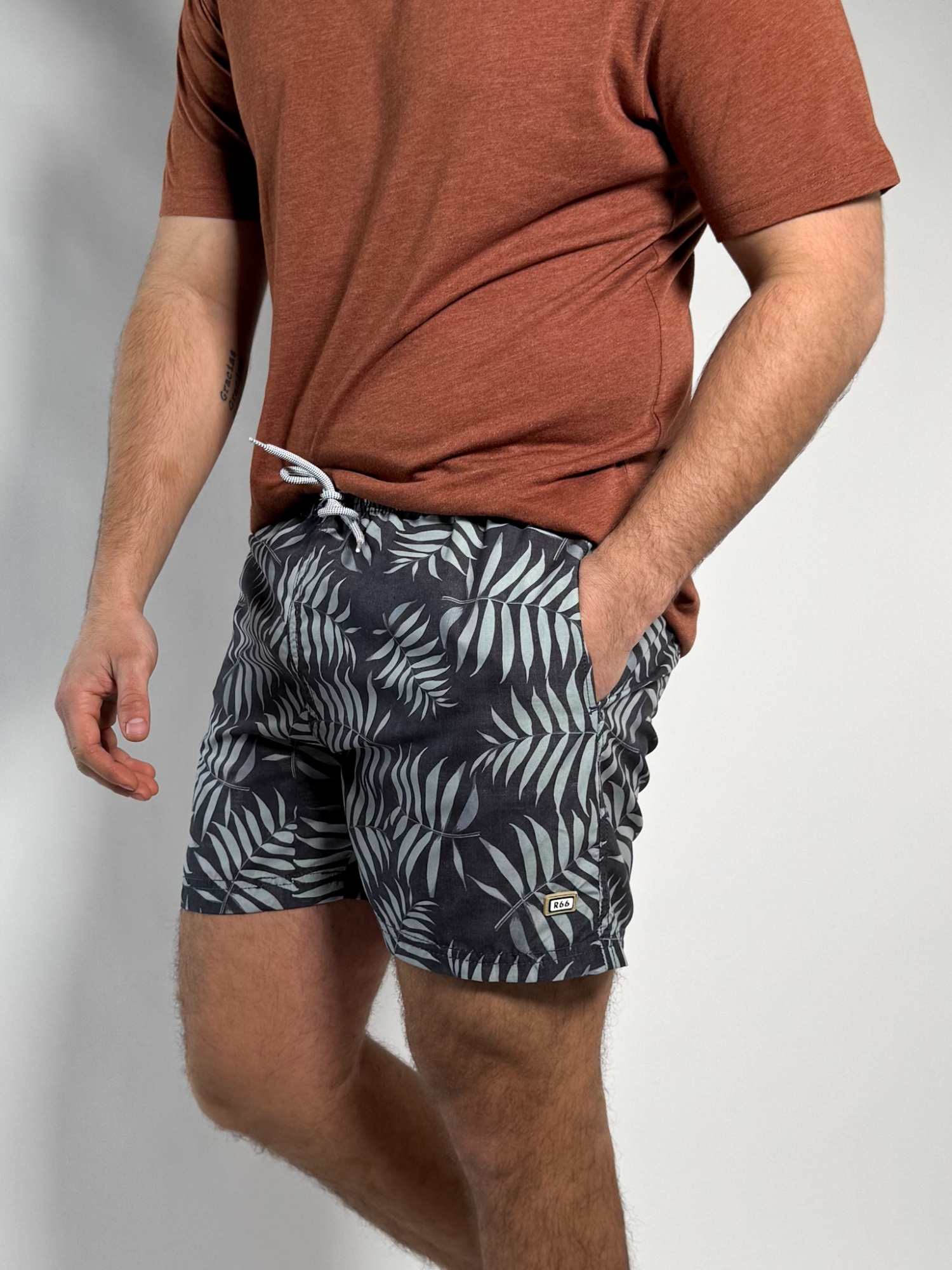 Short de baño estampado Cerati