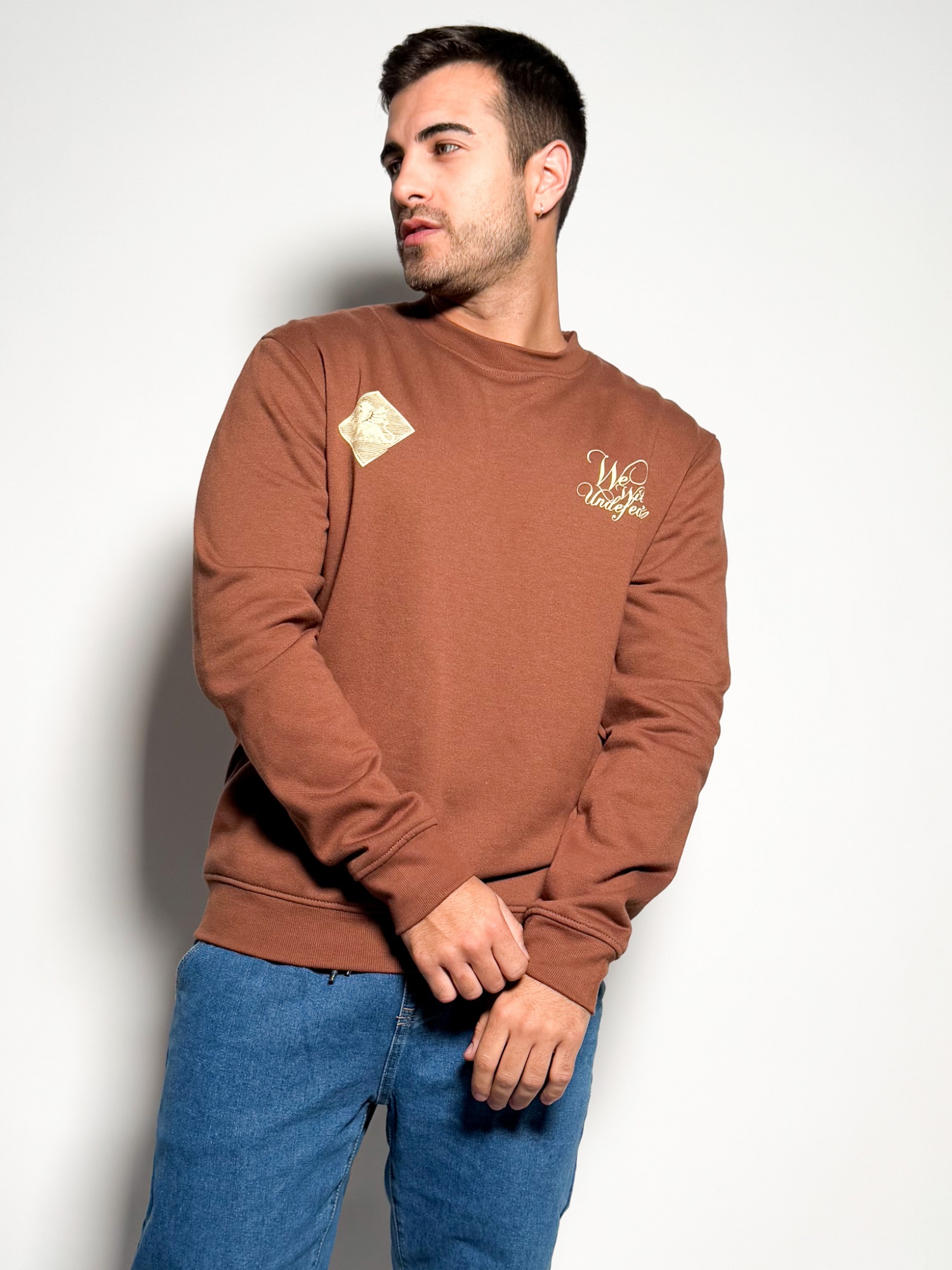 Buzo de algodon con estampas Davis