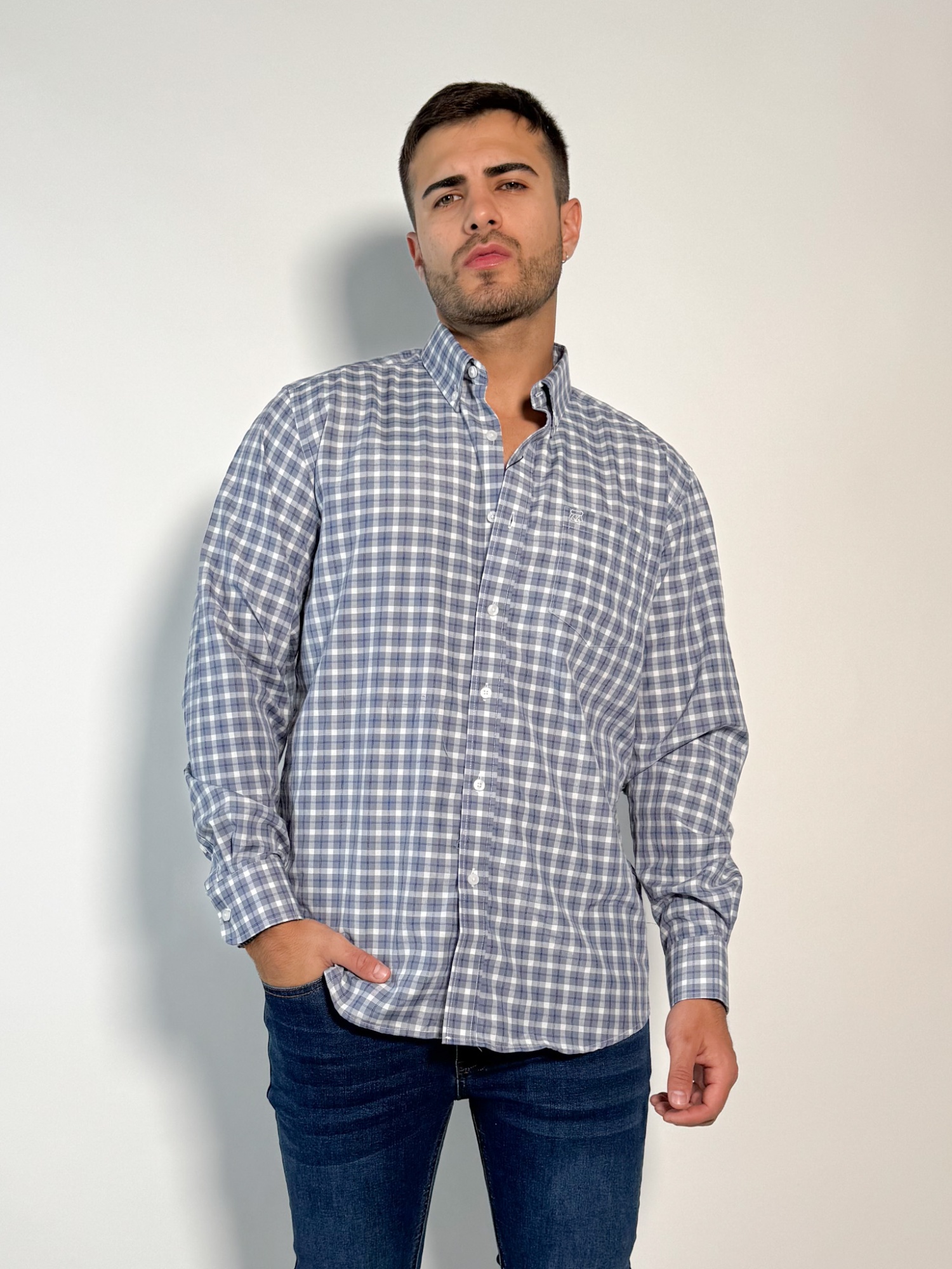 Camisa a cuadros Heracles