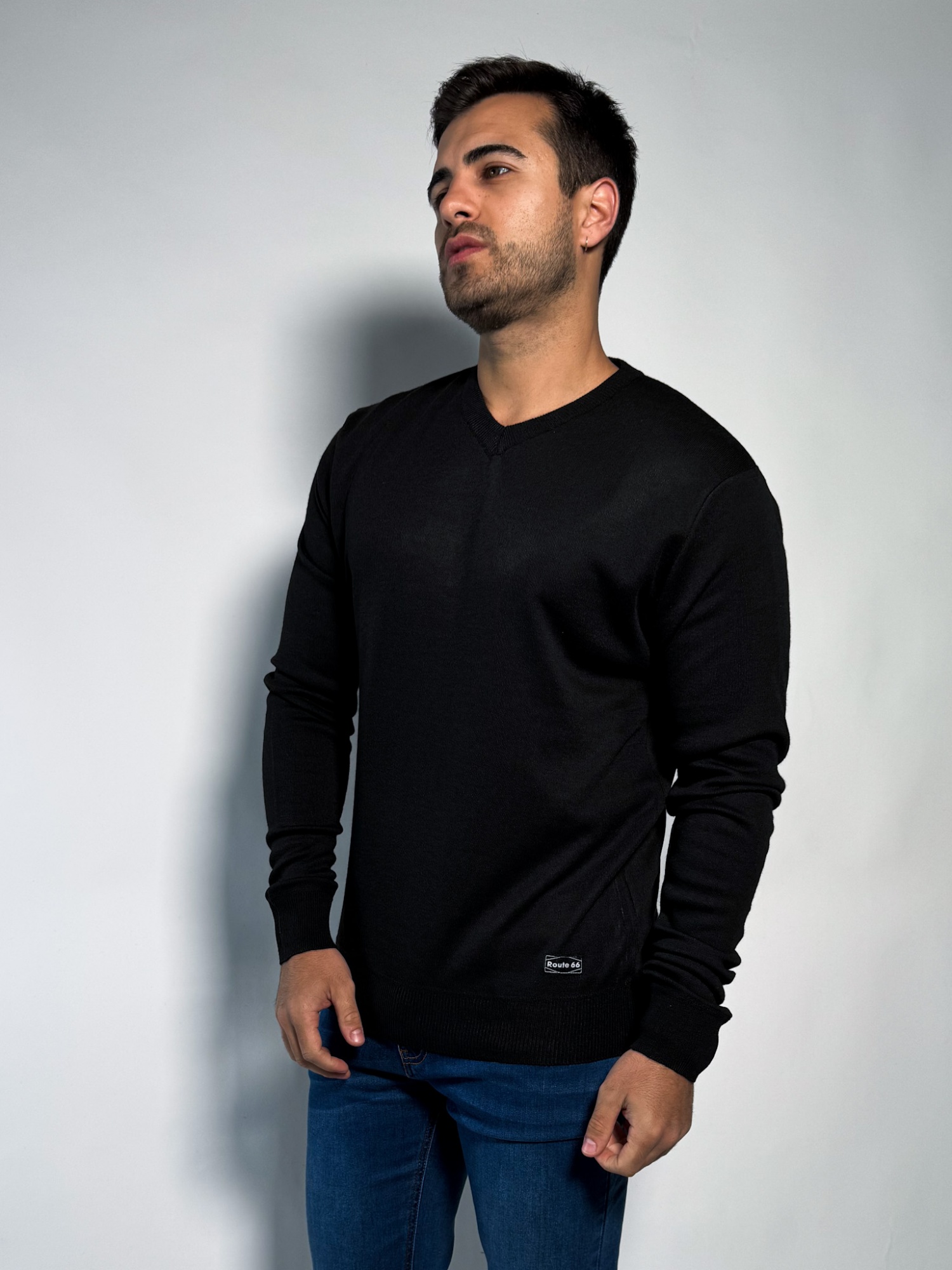 Buzo tejido escote V Amaru