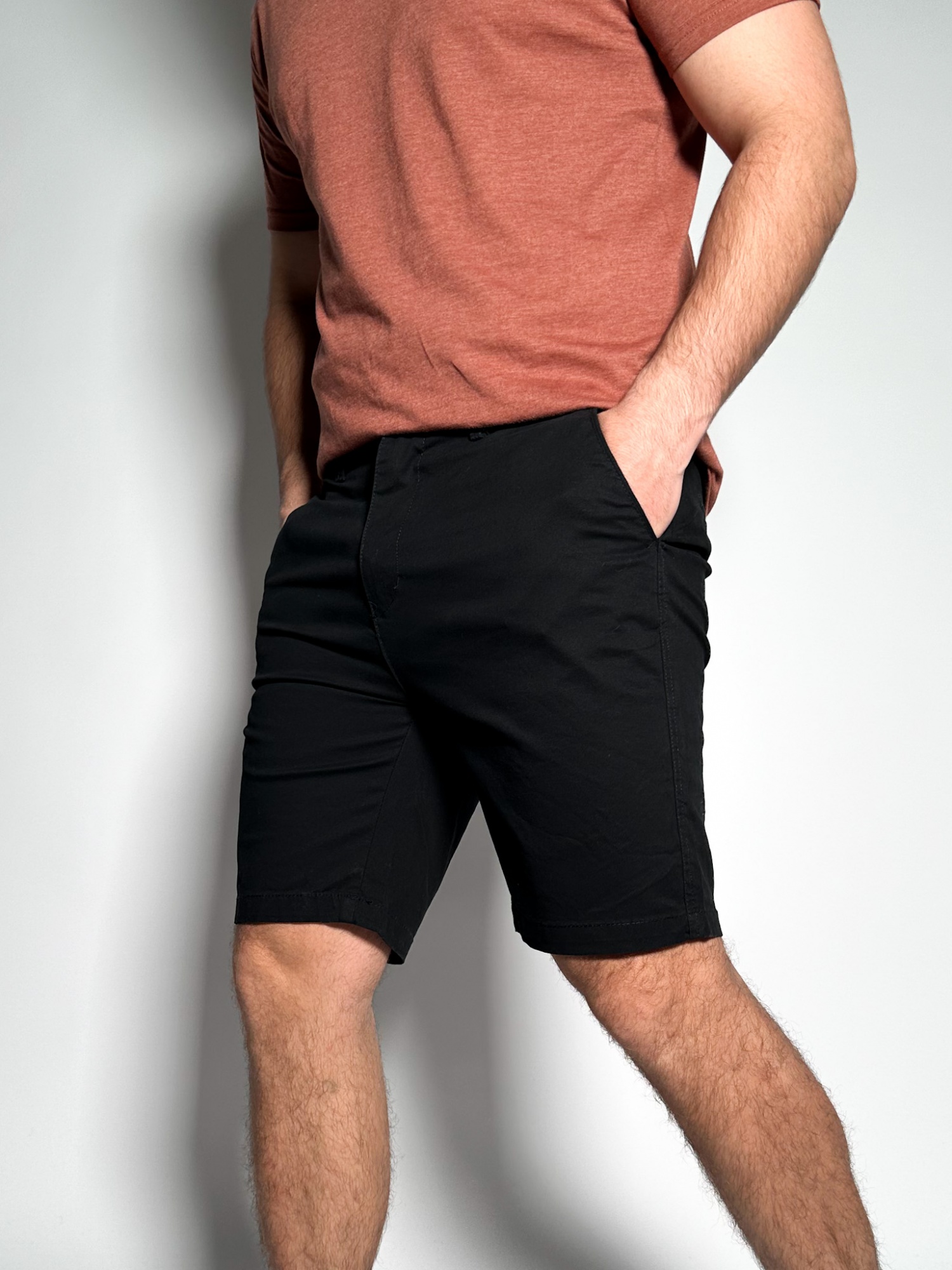 Bermuda corte vestir en gabardina Pekin