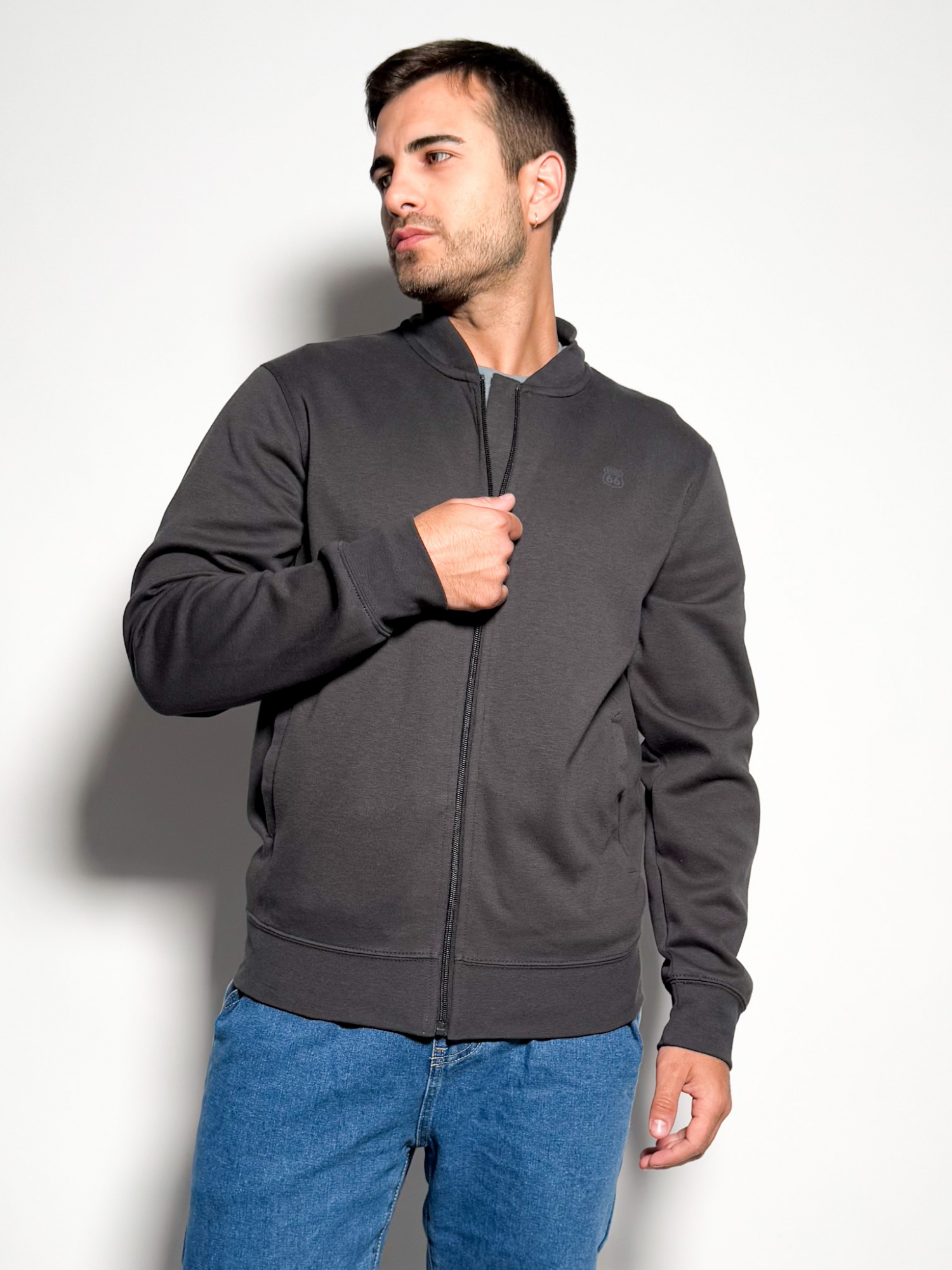 Campera bomber de algodon Evans