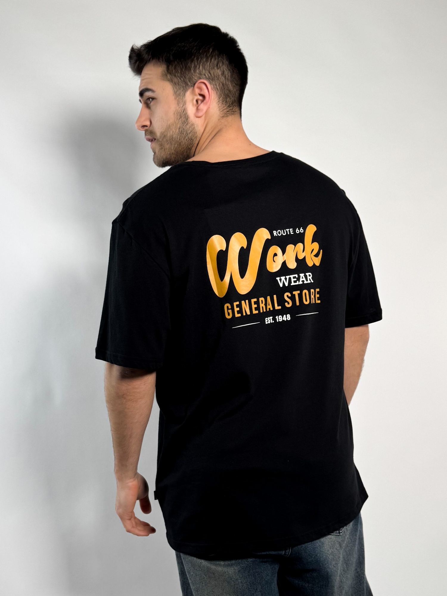 Remera oversize con estampa Ponce