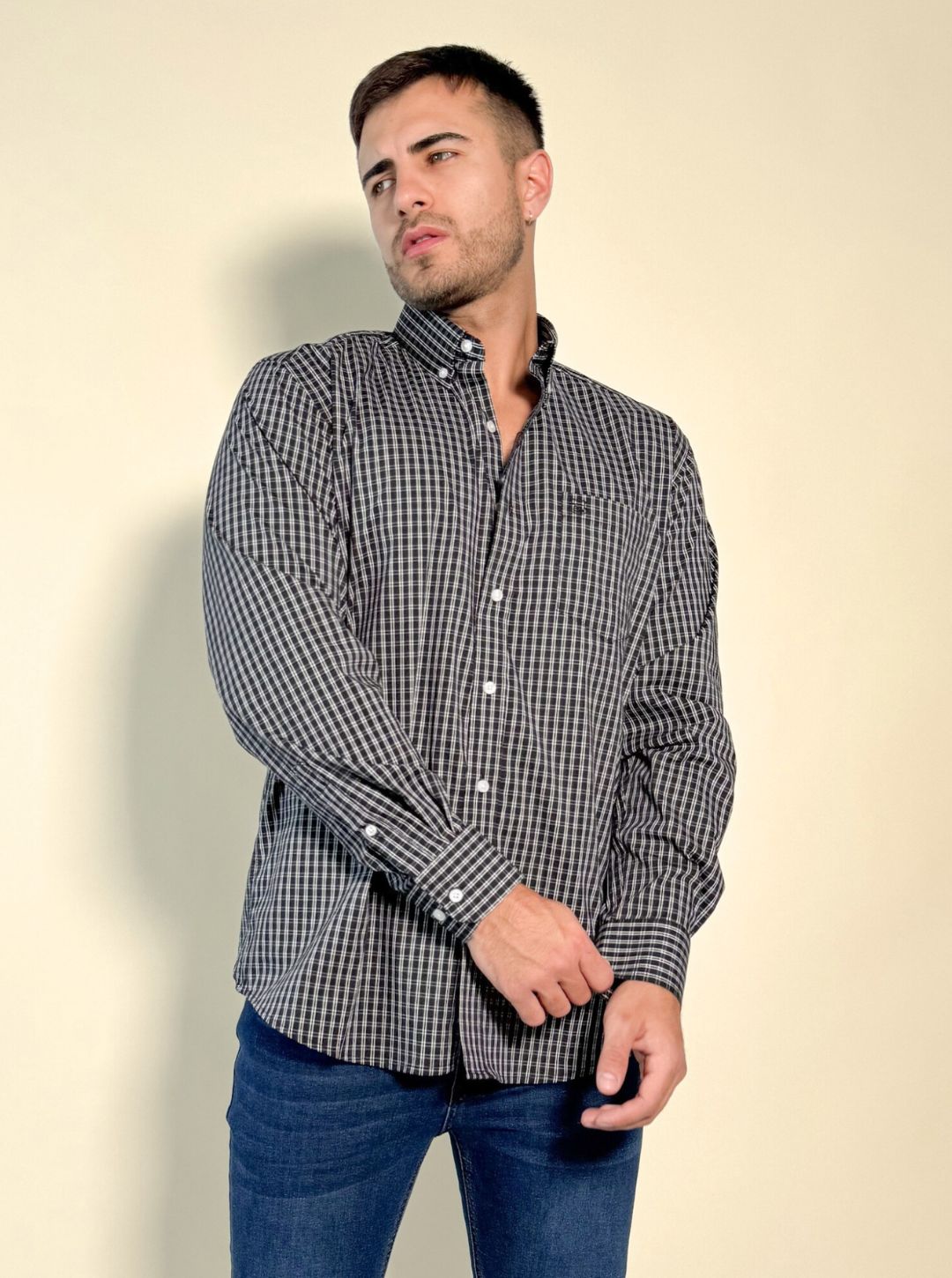 Camisa a cuadros Adonis