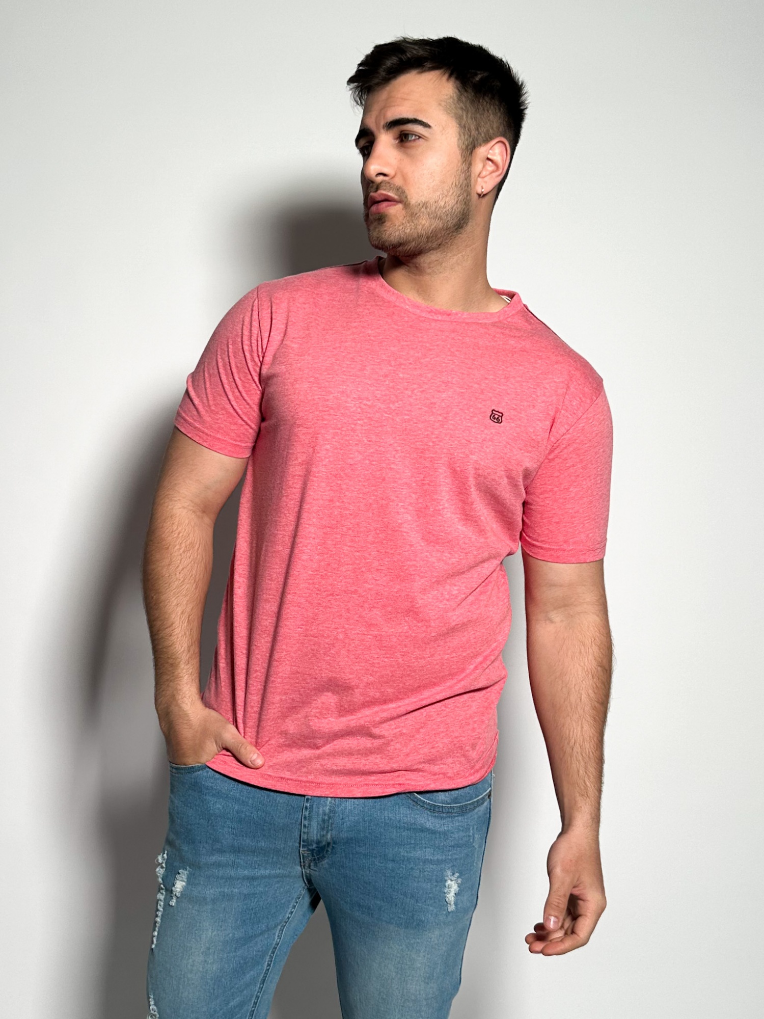 Remera lisa manga corta Timo