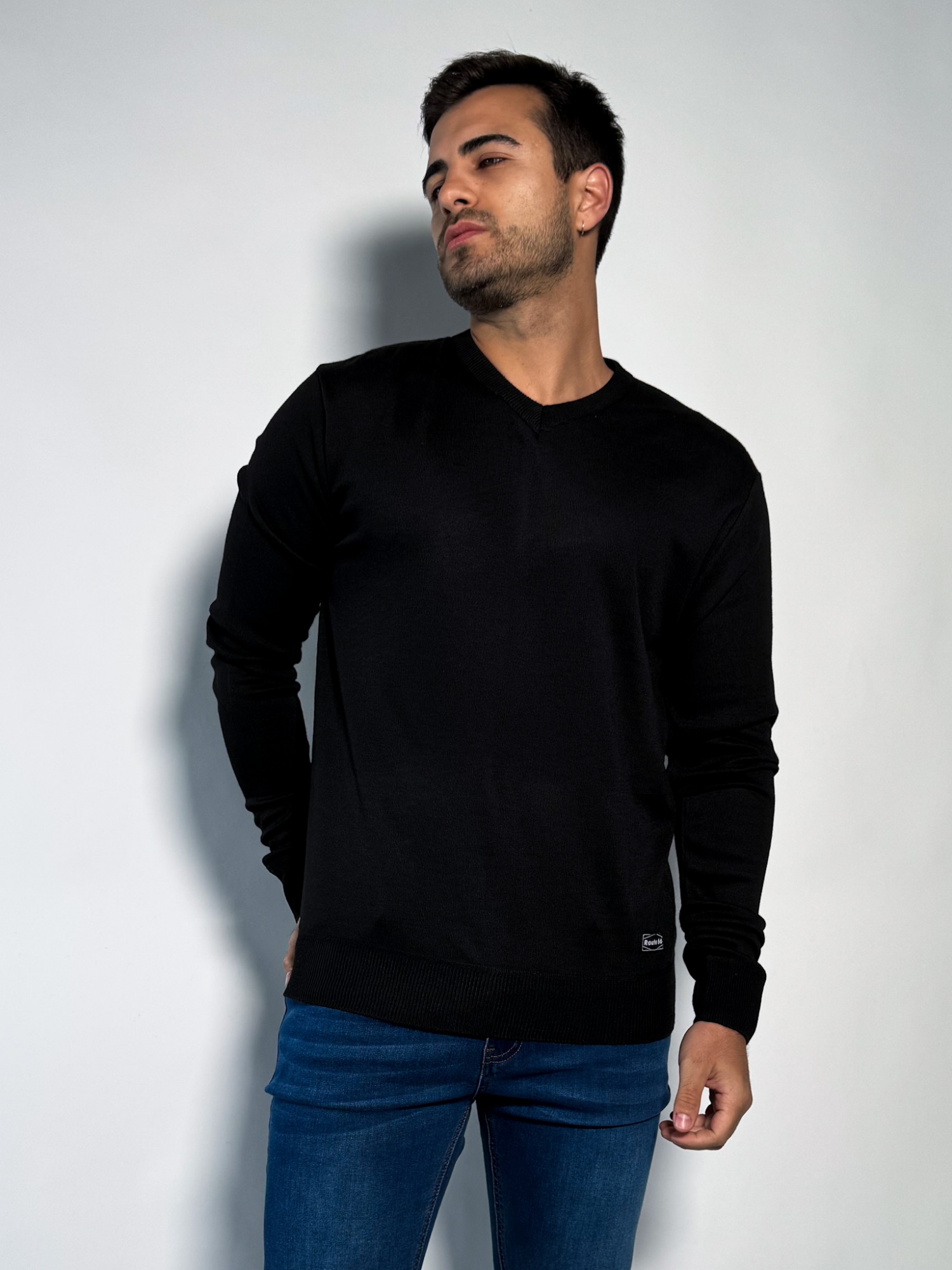 Buzo tejido escote V Amaru