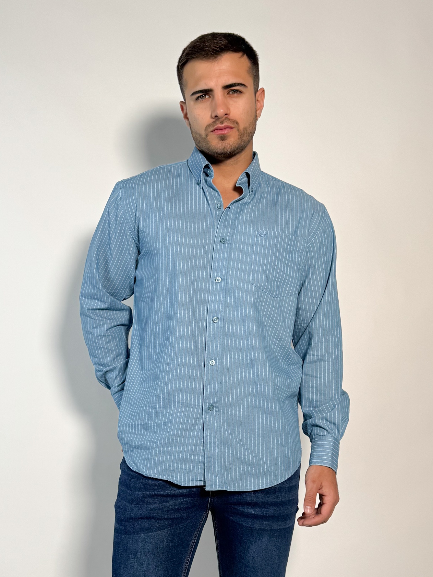 Camisa de jean Cerbero