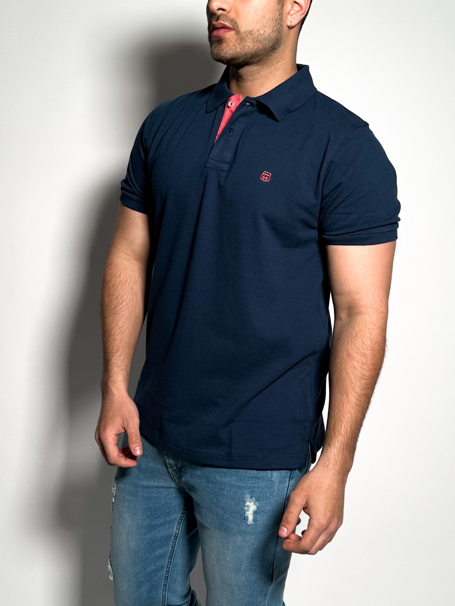 Remera polo pique lisa Lux