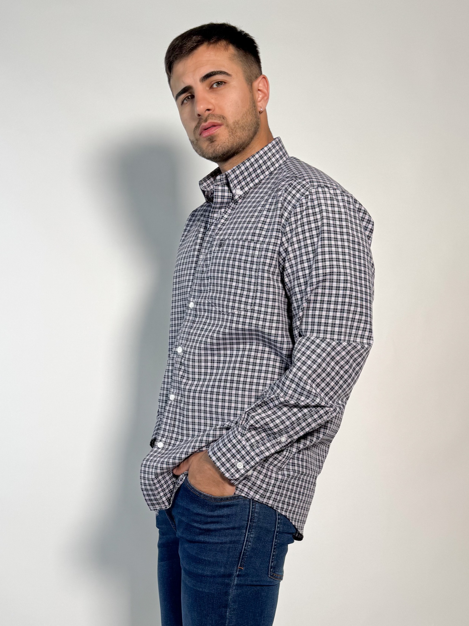 Camisa a cuadros Cronos