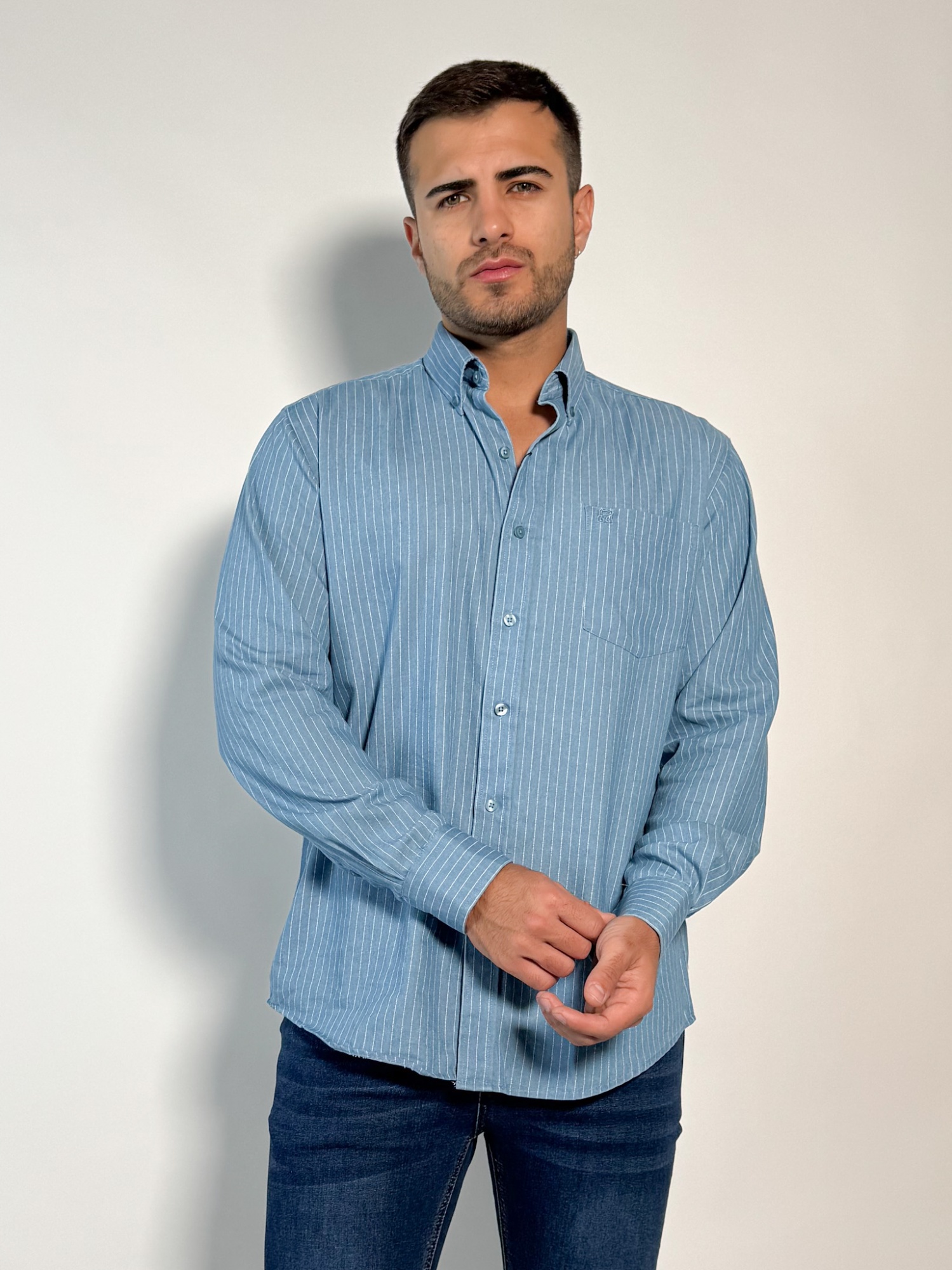 Camisa de jean Cerbero