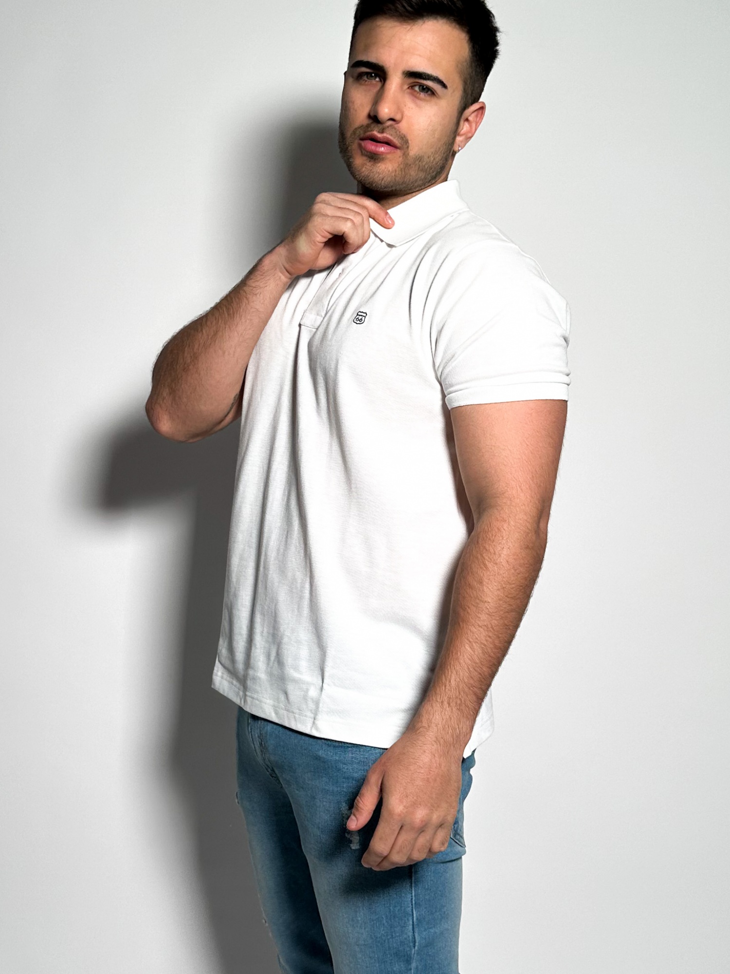 Remera polo pique lisa Lux