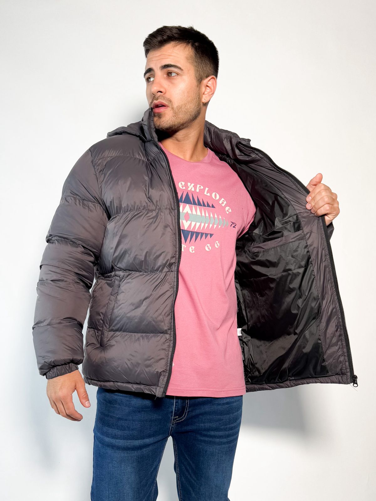 Campera de nylon oversize Taka