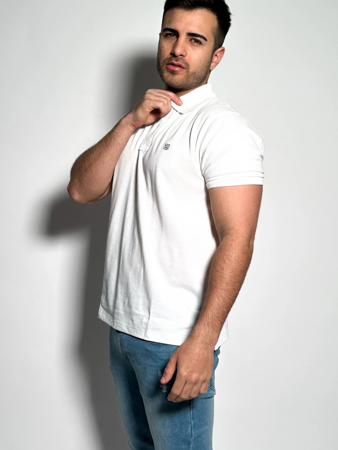 Remera polo pique lisa Lux