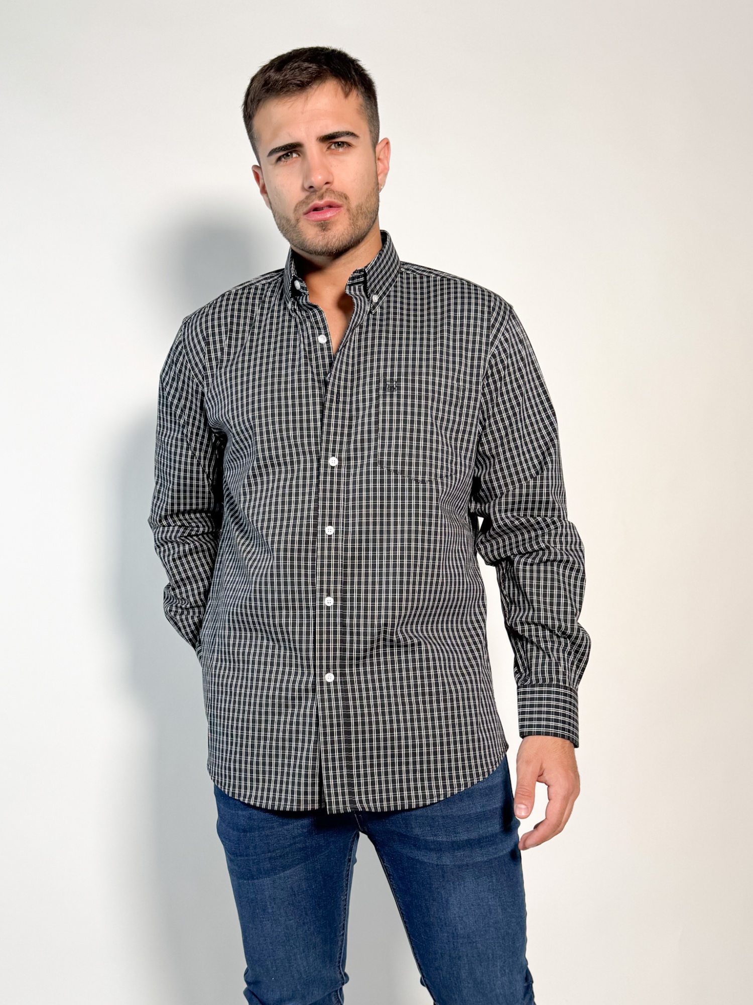 Camisa a cuadros Adonis